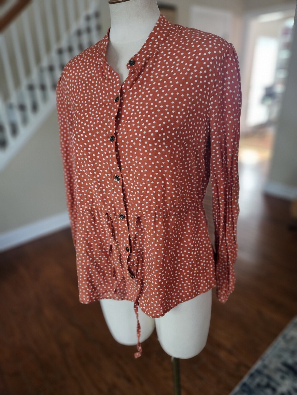 Merona Polka Dot Top Medium